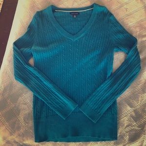 Tommy Hilfiger teal sweater